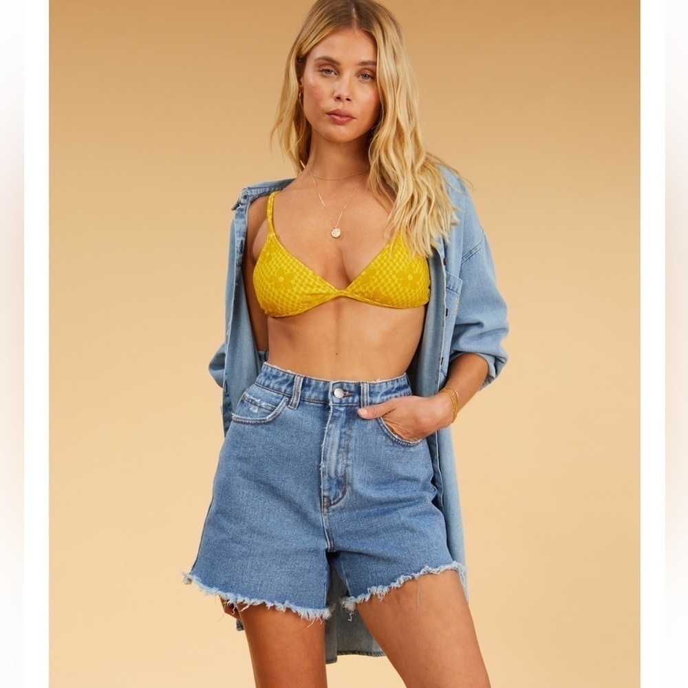 The Salty Blonde x Billabong So Vibey Shorts in Salty Blue